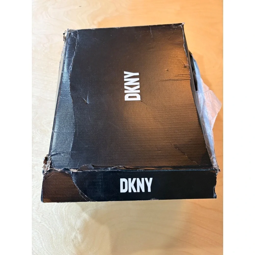 DKNY Big Girls Black Ava Dila Moto Side‎ Zipper Boots NIB Size 5